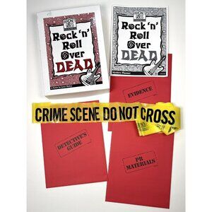 ANYONE'S GUESS Murdery Mystery Game ROCK 'N' ROLL OVER DEAD Complete NOB NEW